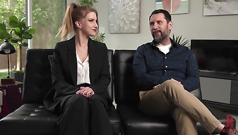 Sexy blondeco melone izien i fuck with a