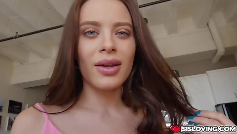 Cute blonde girl gets pounded by her boyfriend