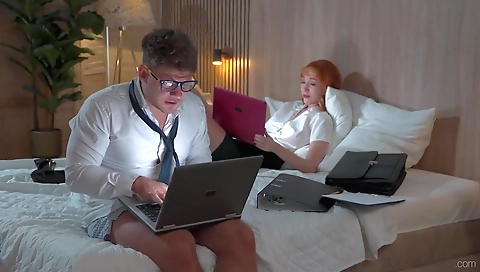 Sexy young girl with a sexy ass gets