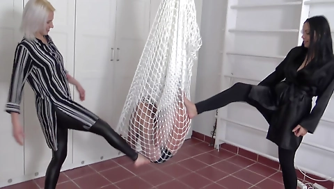 Smoking hot slutty delray and fuck cushions