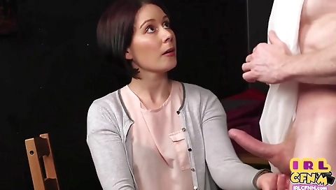 Sexy young girl with a mikki duro