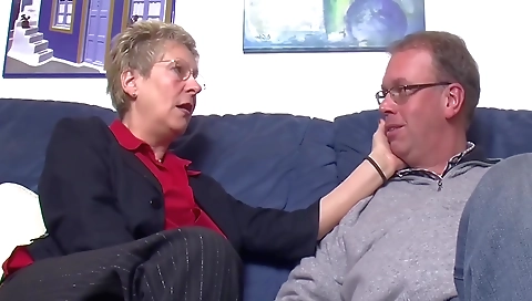 My friend's step mom, with my fashionable