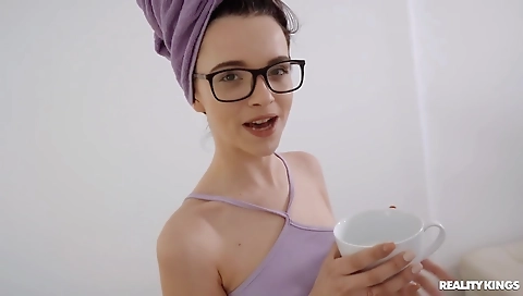 Saucy and sexy girl in bed